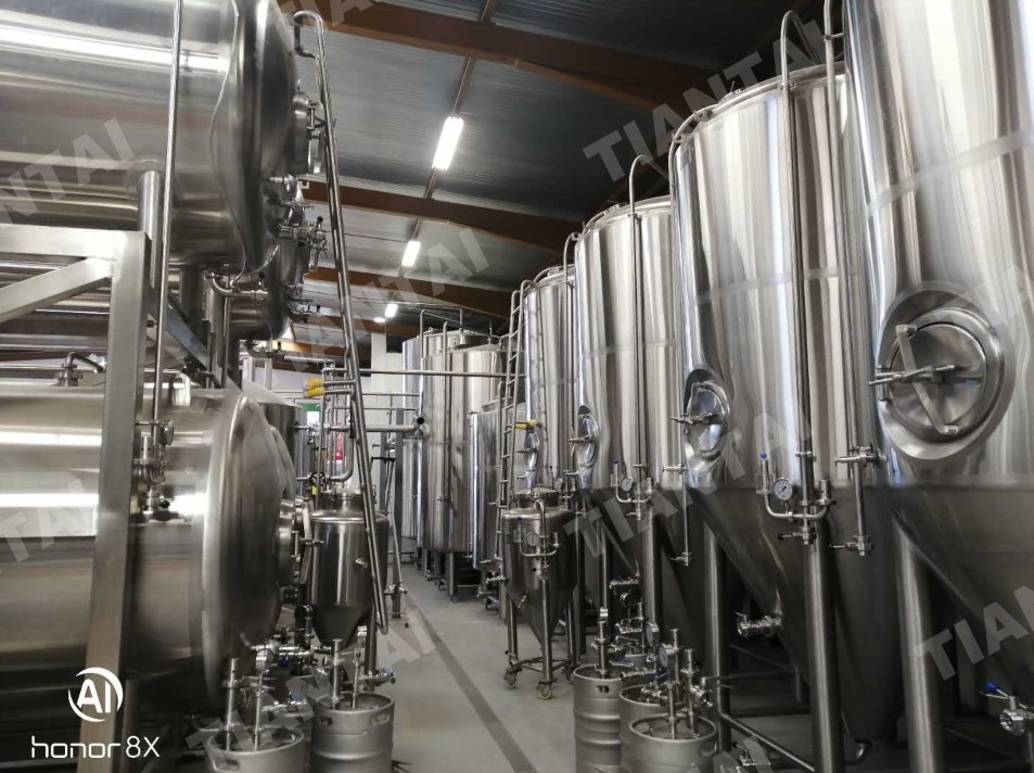 <b>40 HL Beer Brewing System Finished Installation In France</b>
